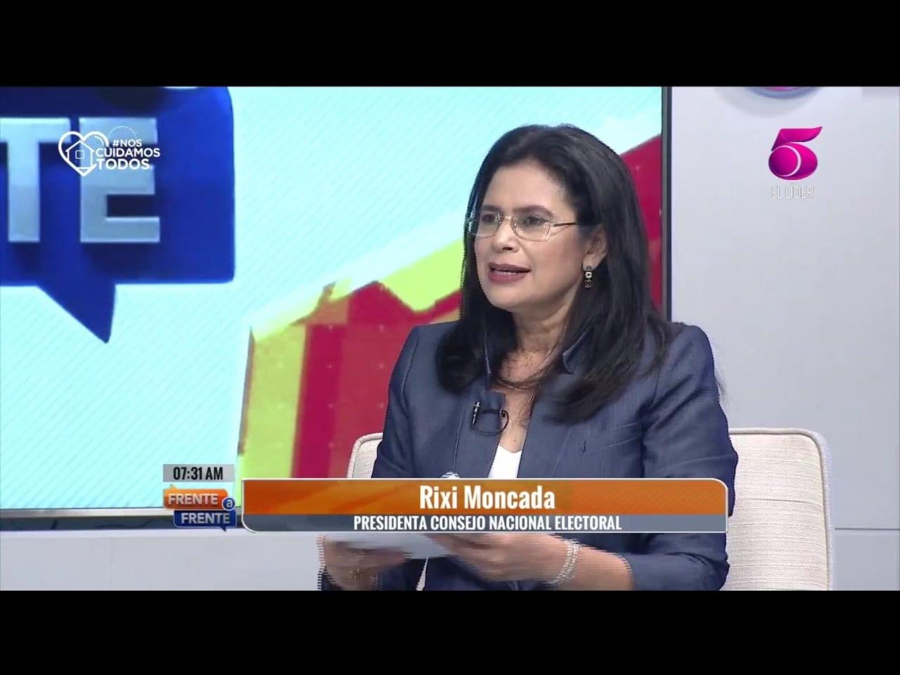 Imagen Principal de Nota: Rixi Moncada: "todo indica que hay una ruta marcada, pero yo estoy para que hayan elecciones transparentes"