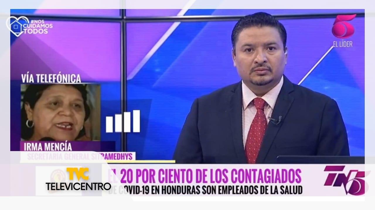 Imagen Principal de Nota: Más de 1,200 empleados de la salud contagiados de covid-19 en Honduras