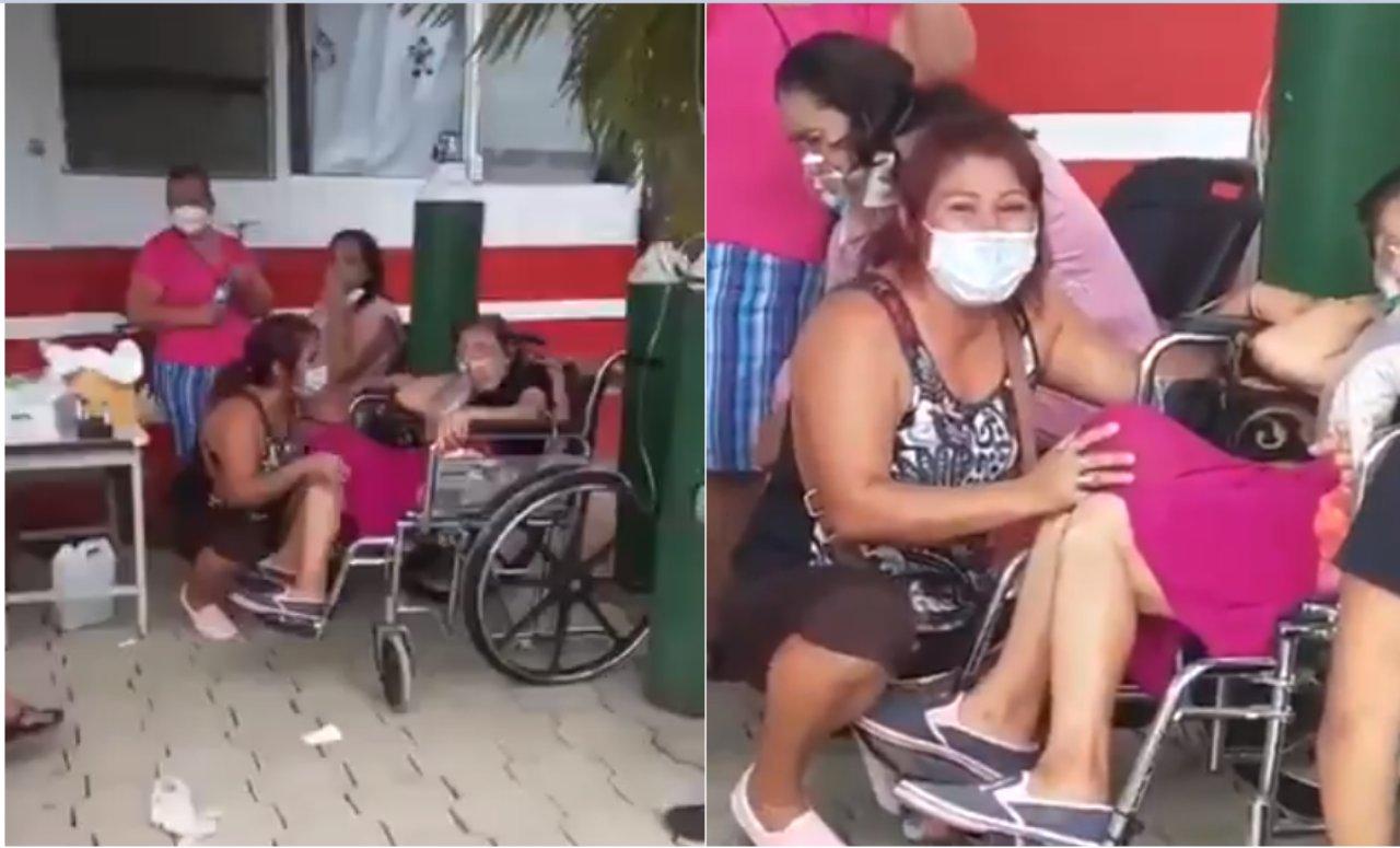 Imagen Principal de Nota: Entre llanto y dolor hija clama a Dios por la salud de su madre, dramáticos momentos en hospital de El Progreso