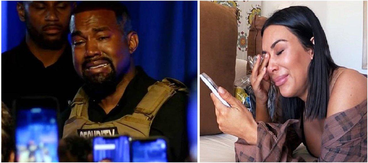 Imagen Principal de Nota: Kanye West reveló en su primer acto de campaña que Kim Kardashian estuvo a punto de abortar a North, su primera hija