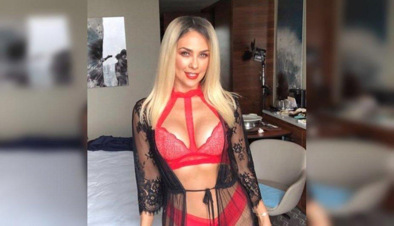 Imagen Principal de Nota: Aracely Arámbula deslumbra en redes sociales con entallado vestido junto a la piscina