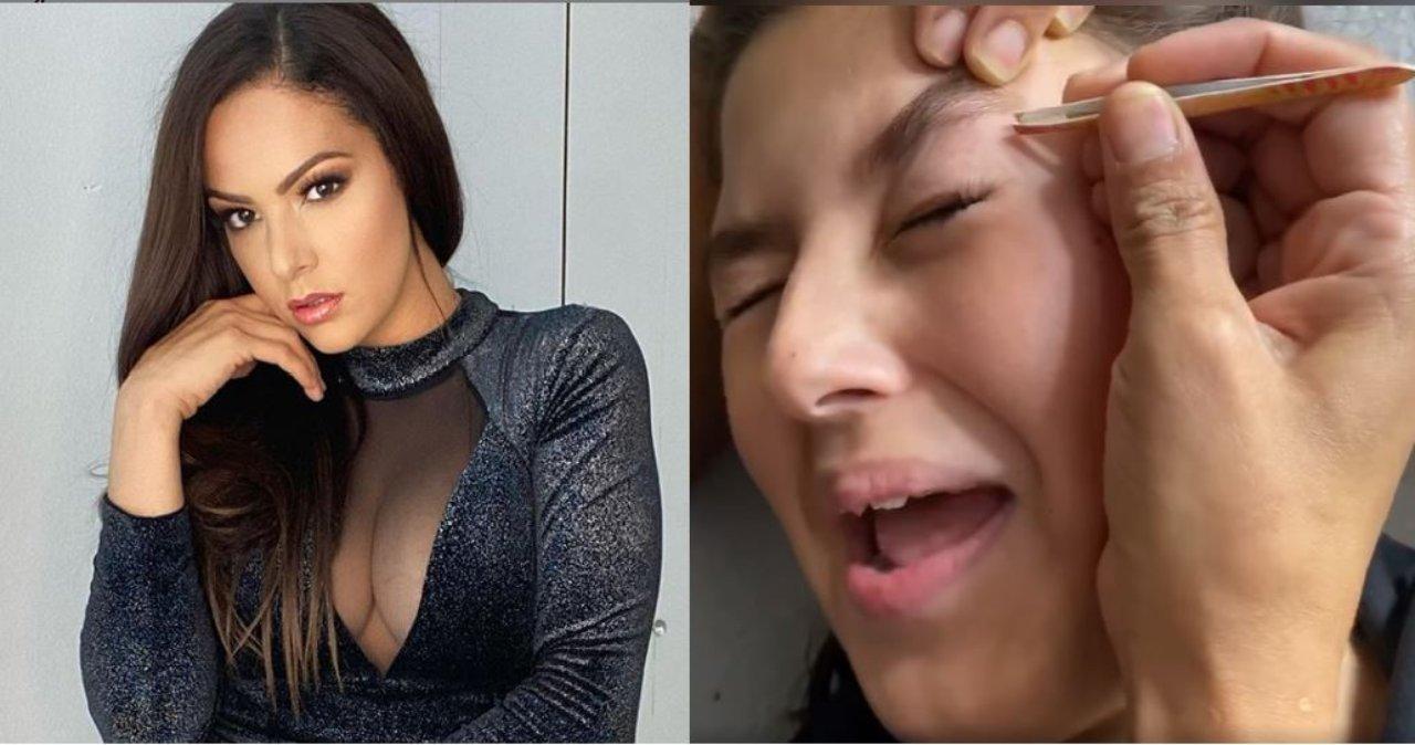 Imagen Principal de Nota: 'La belleza duele', Nathalia Casco hace llorar a su hija tras sacarle las cejas