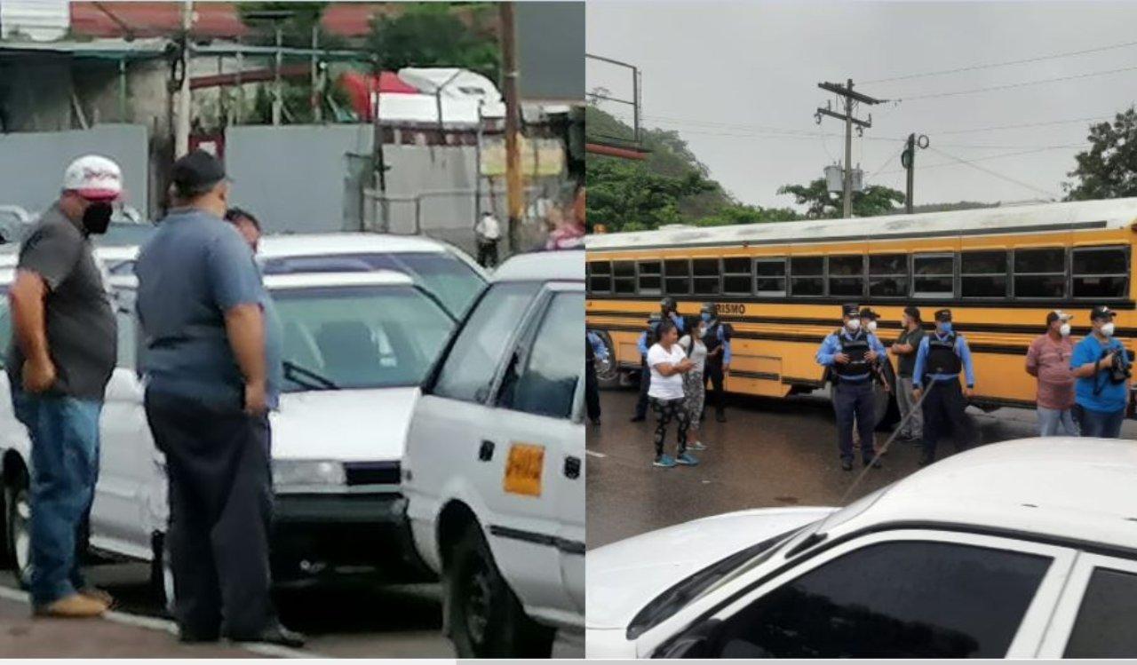 Imagen de Transportistas bloquean las principales carreteras de Honduras exigiendo se les deje trabajar