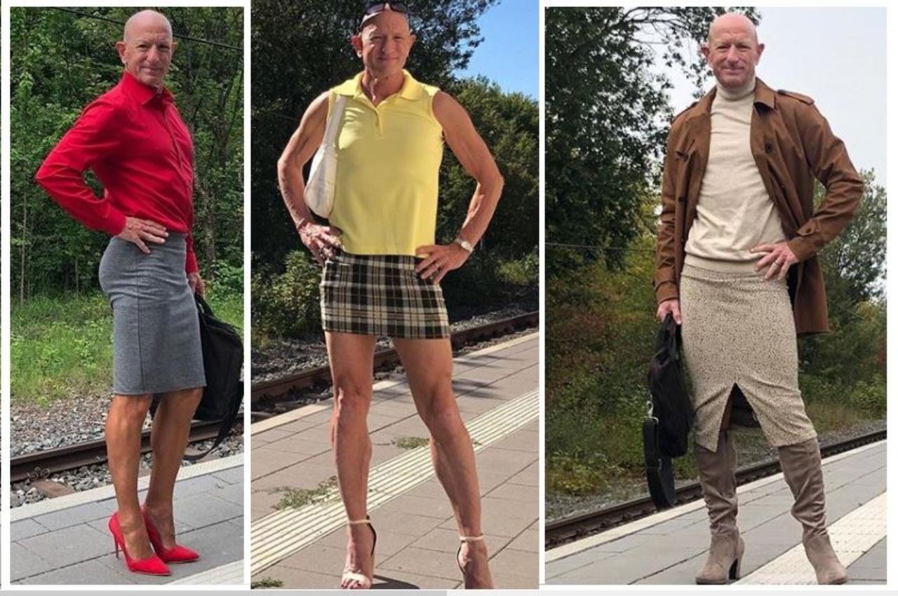 Imagen Principal de Nota: ¿Quién es Mark Bryan, el hombre que se hizo viral por usar faldas y zapatillas?