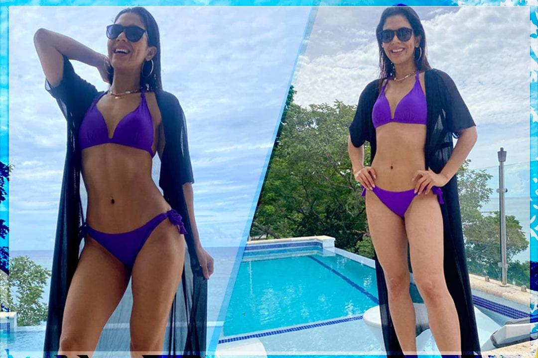 Imagen Principal de Nota: Loren Mercadal enamora con su belleza al posar en playa de Roatán