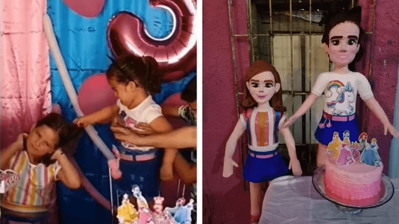 Imagen Principal de Nota: Niñas del vídeo viral son nueva tendencia en piñatas
