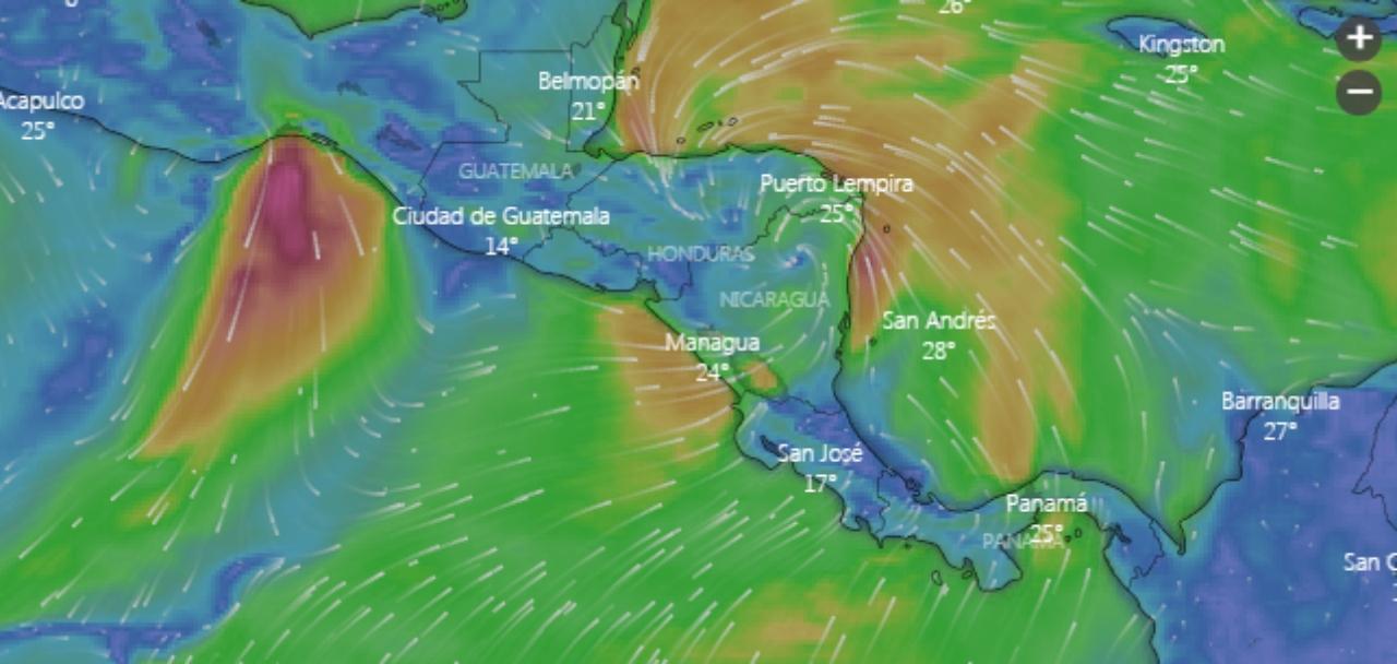 Imagen de Sigue la trayectoria de la tormenta tropical Eta por Honduras en tiempo real