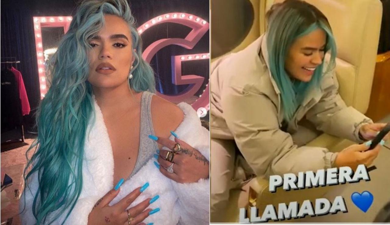 Imagen de Karol G sorprende a sus fans con una videollamada ¡y sus reacciones son virales!