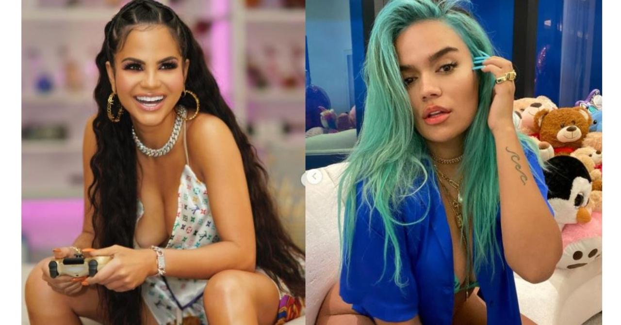 Imagen Principal de Nota: Natti Natasha sorprende a sus seguidores al 'copiar' el look de Karol G;  así reaccionaron sus fans