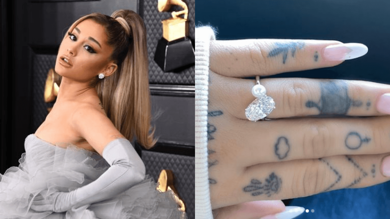 Imagen Principal de Nota: El significado detrás del impresionante anillo de compromiso de Ariana Grande