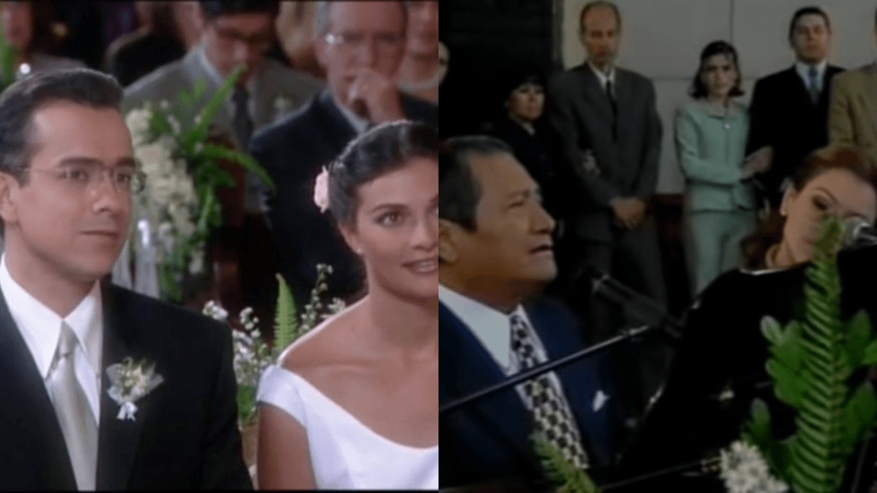 Imagen de Armando Manzanero aparece en Betty, la fea y canta en su boda, ¿lo recuerdas?