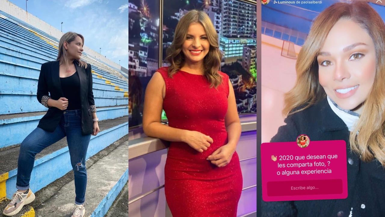 Imagen Principal de Nota: Con estas fotos despiden el 2020 algunas presentadoras de TVC