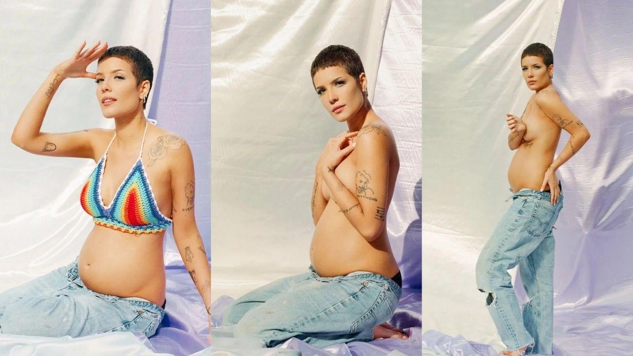 Imagen Principal de Nota: La cantante Halsey anuncia en sus redes sociales que está embarazada