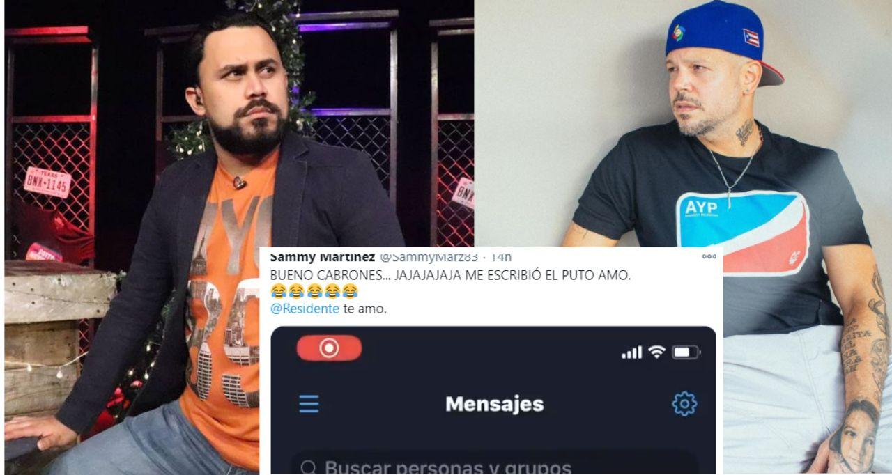 Imagen Principal de Nota: Residente le envía un corazón a Sammy Martínez tras polémica por un tuit eliminado