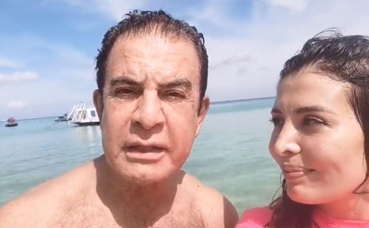 Imagen Principal de Nota: Salvador Nasralla llevó a Iroshka y a su hija Victoria a Roatán y aprovechó para enviar un conmovedor mensaje