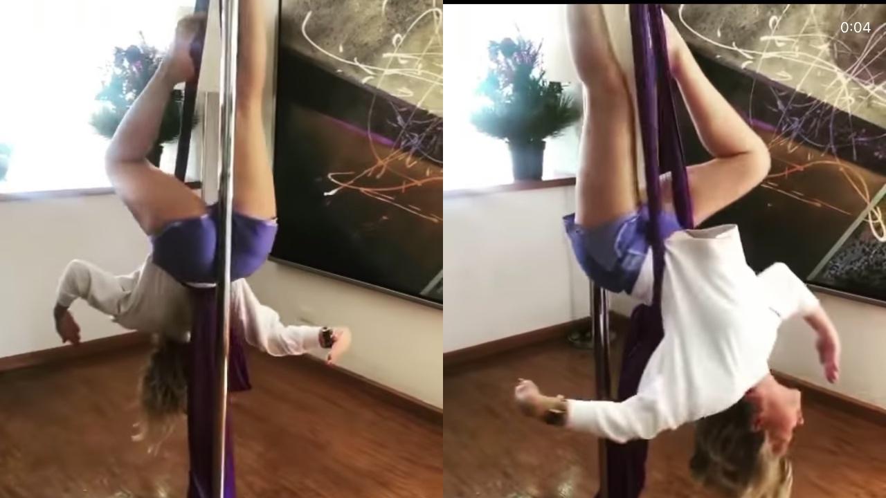 Imagen de Itatí Cantoral pone de cabeza a sus seguidores al practicar con sensualidad el pole dance