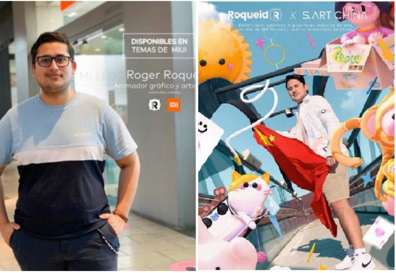 Imagen Principal de Nota: Roger Roque el hondureño que fue seleccionado para colaborar en China con el proyecto  'Art Reflected by Life'