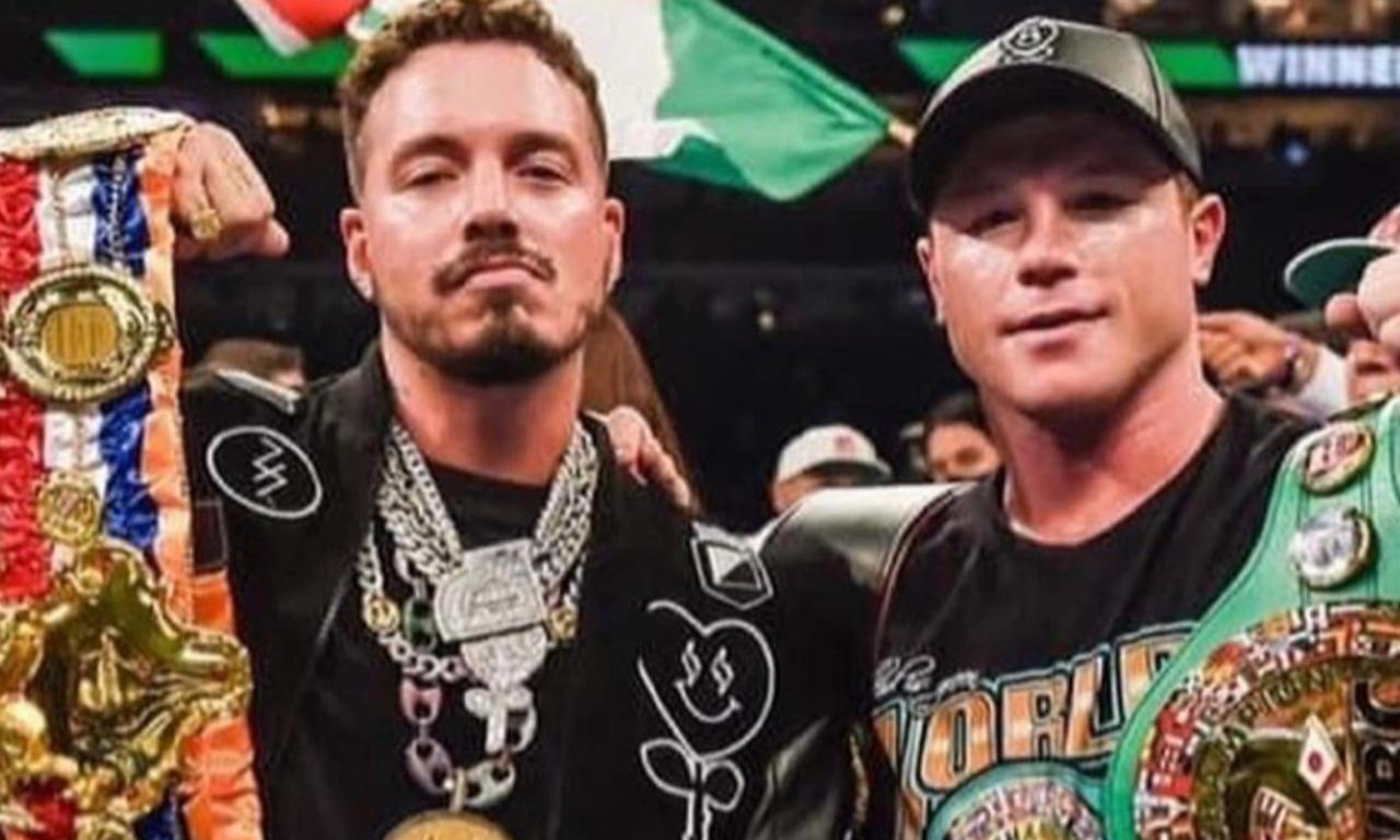Imagen Principal de Nota: J Balvin reta a Canelo Álvarez a una pelea de boxeo y así le respondió el campeón