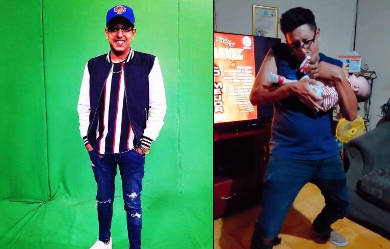 Imagen Principal de Nota: El Masiso comparte tierno vídeo en TikTok junto a su bebé, a ritmo de ‘Jugo de piña’