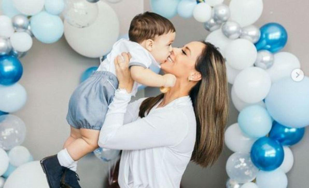 Imagen Principal de Nota: Paola Lazzaroni comparte tiernas fotos de la celebración del primer año de su bebé