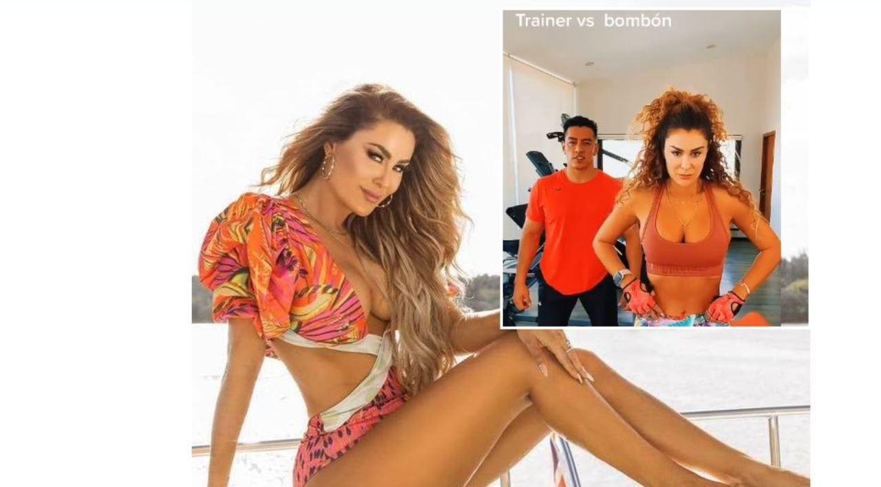 Imagen Principal de Nota: Ninel Conde se olvida de Larry Ramos y lanza reto de baile junto a su entrenador personal