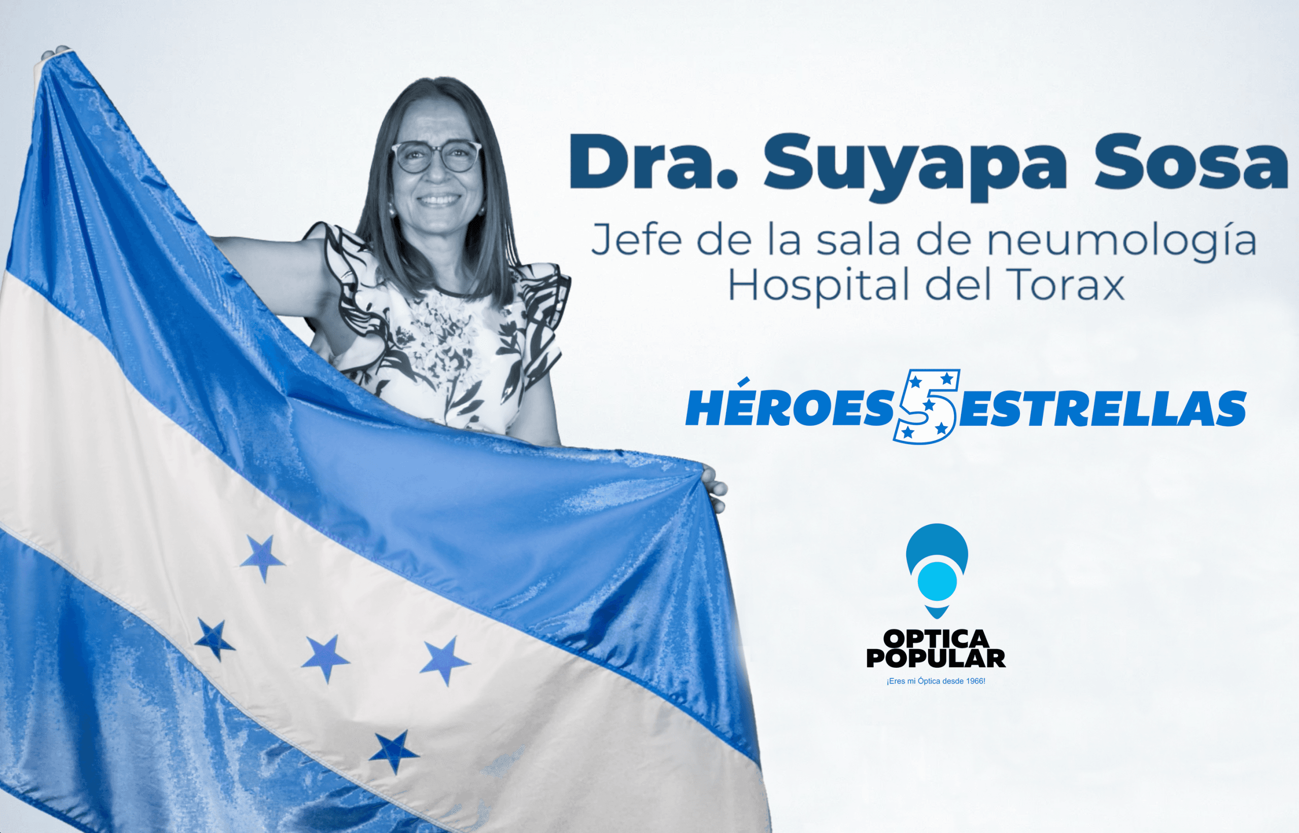 Imagen Principal de Nota: Óptica Popular destaca la trayectoria de una heroína catracha