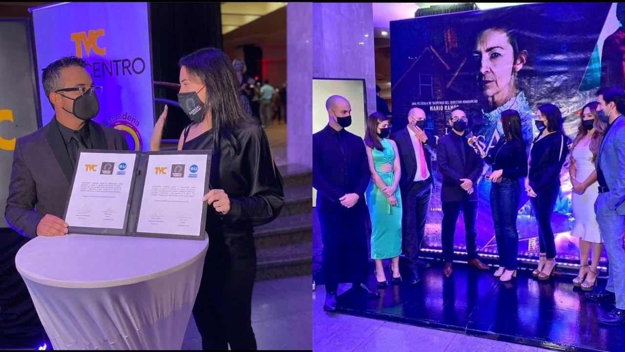 Imagen Principal de Nota: Televicentro y Emisoras Unidas siguen apoyando el talento catracho firmando convenio con productores de la película 'La Condesa'