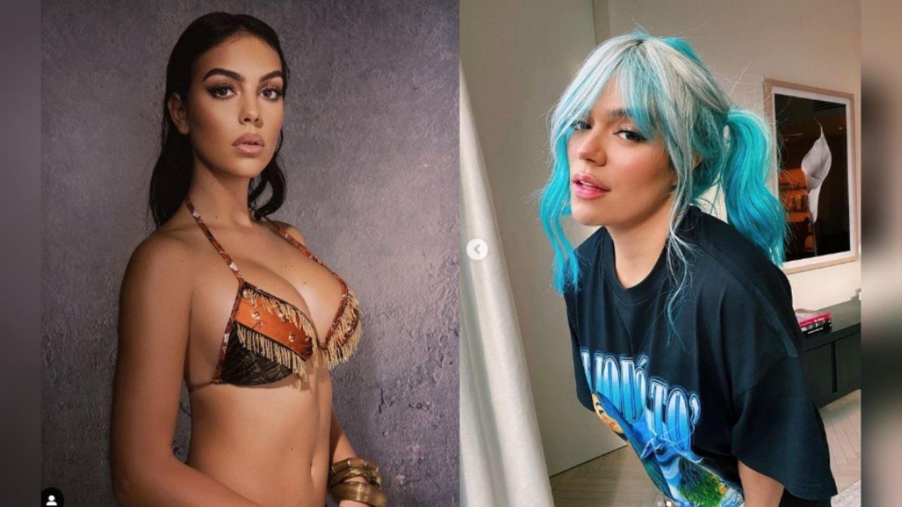 Imagen Principal de Nota: Georgina Rodríguez elevó la temperatura luciendo  sensual escote al ritmo de Karol G
