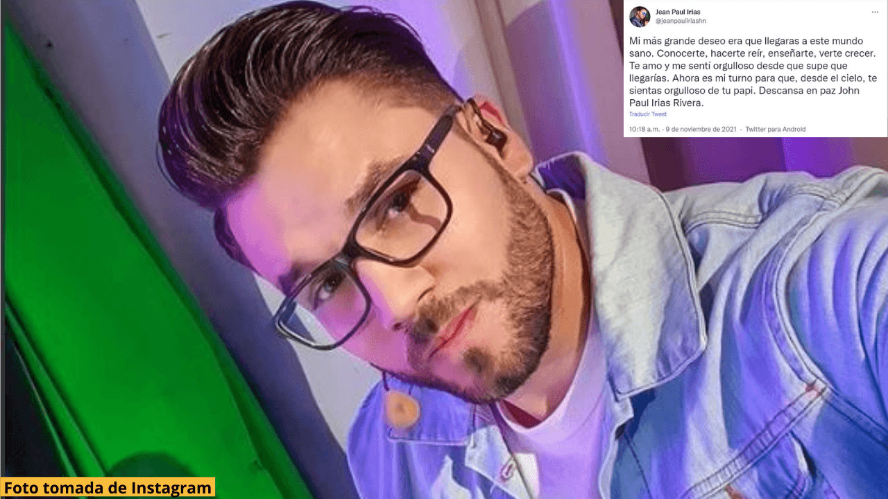 Imagen Principal de Nota: ¡Lamentable! Con desgarrador mensaje Jean Paul Irías anunció la muerte de su bebé