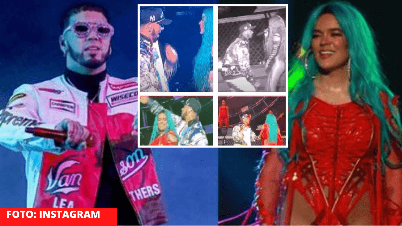 Imagen Principal de Nota: Anuel AA sorprende a Karol G en pleno concierto en Puerto Rico y la acompaña a cantar 'Culpables', mira su reacción