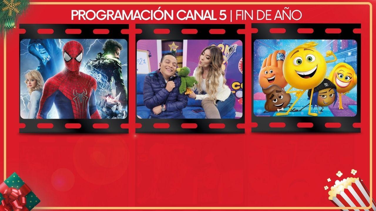 Imagen Principal de Nota: Canal 5 presenta sus películas y programas para el fin del año 2021