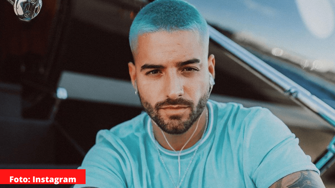 Imagen Principal de Nota: ¡Con tremendo beso! Maluma sorprende a fanáticas  al compartir foto junto a su novia en Nochebuna