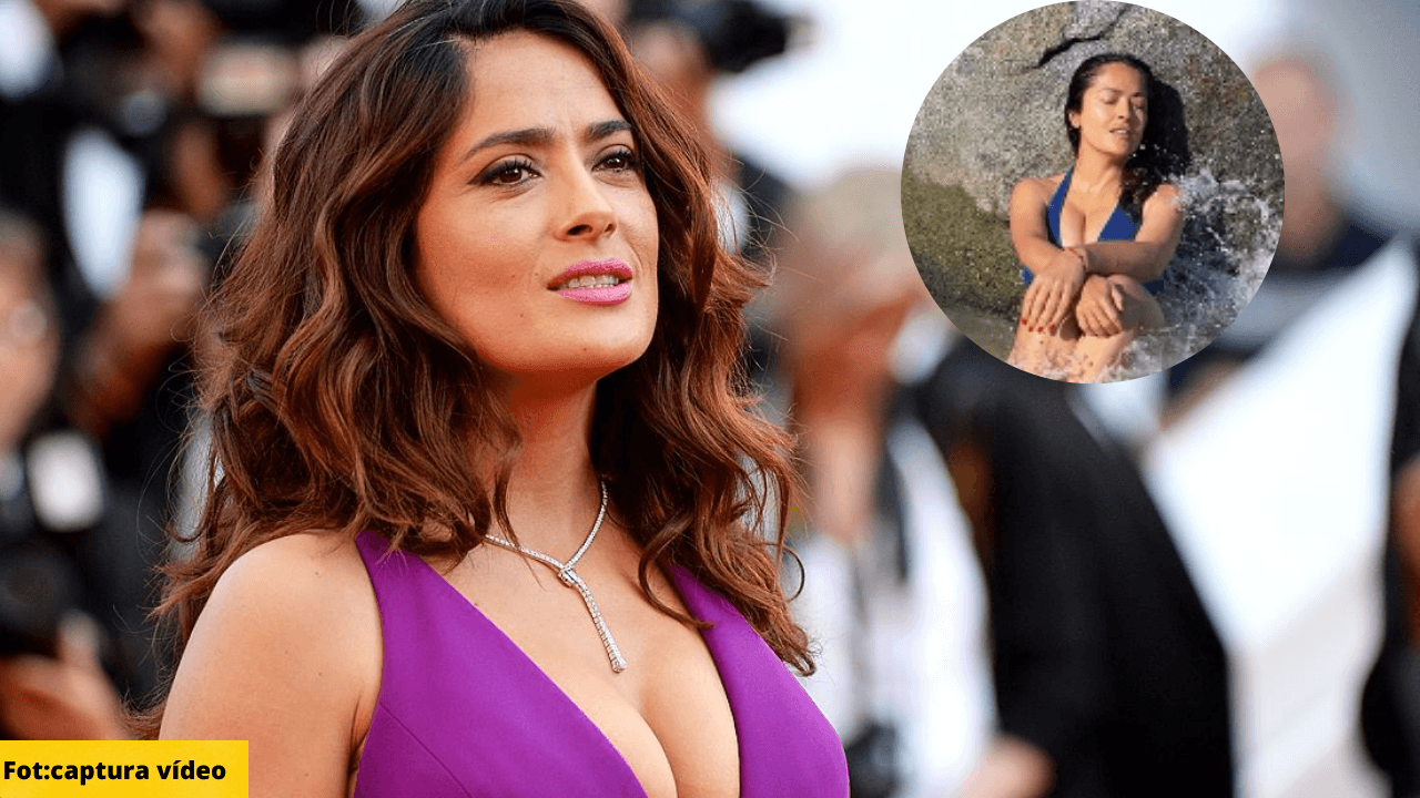 Imagen Principal de Nota: Así luce Salma Hayek sin maquillaje a los 55 años; mira por qué su foto está causando furor