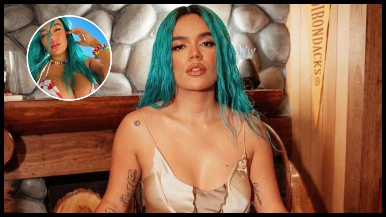 Imagen Principal de Nota: Karol G posa como para portada de revista y enloquece a sus seguidores