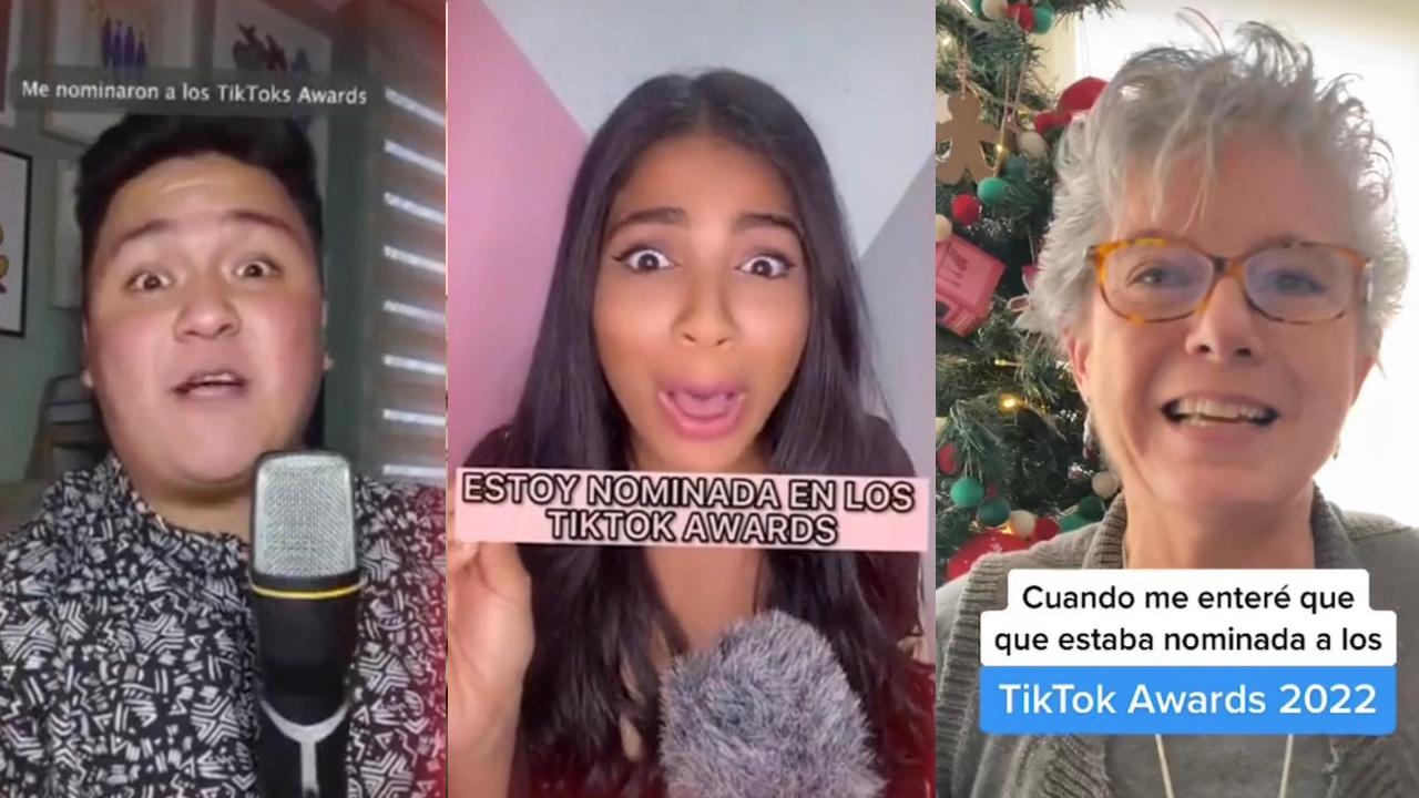 Imagen de TikTok Awards 2022: Así reaccionaron los nominados