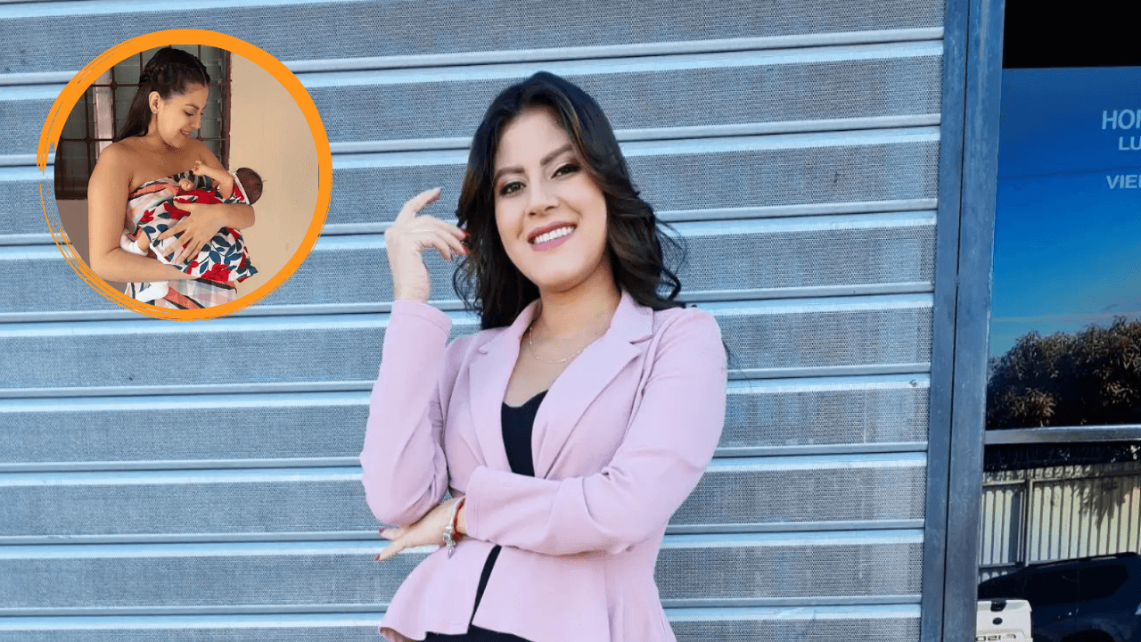 Imagen Principal de Nota: La  periodista hondureña ,Francis Espinal, comparte la primera foto de su bebé