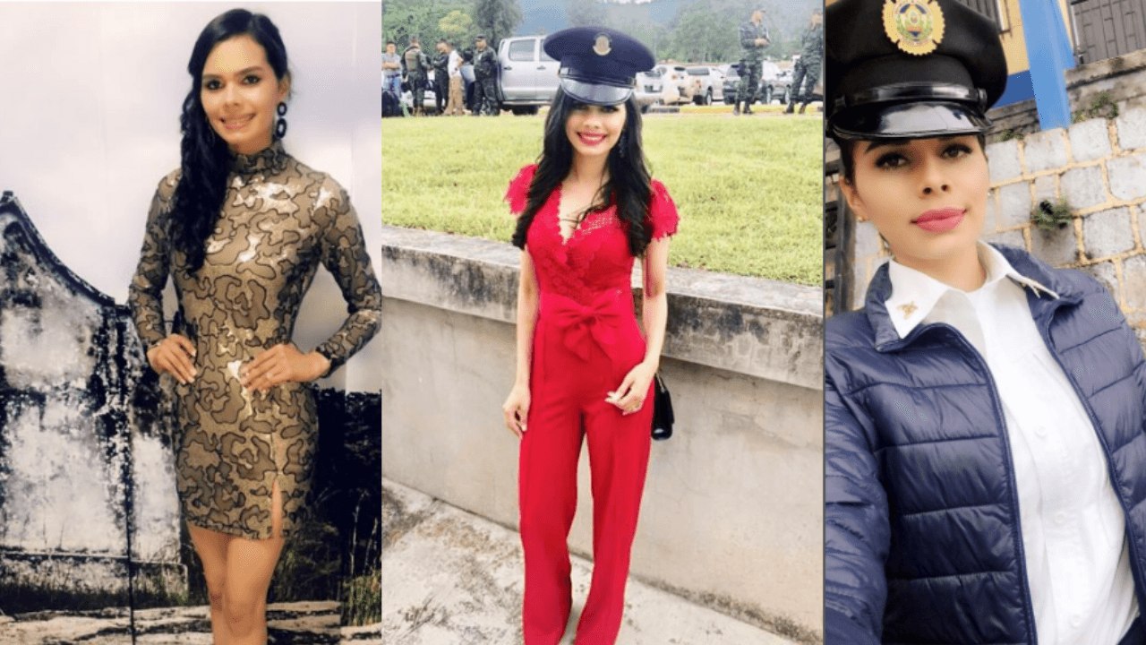 Imagen de Marsela Flores, la sexy policía hondureña que está cautivando las redes