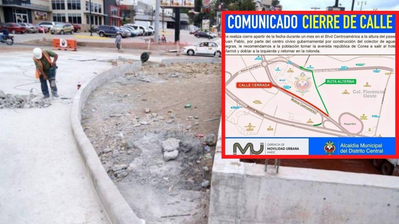 Imagen Principal de Nota: ¡Tome nota! AMDC anuncia cierre parcial de esta calle en Tegucigalpa