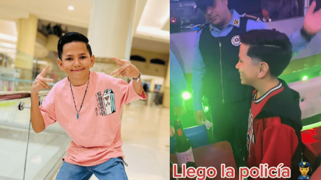 Imagen de Policía confunde al 'Morris' con un niño en discoteca, así reaccionó el agente al ver su identificación