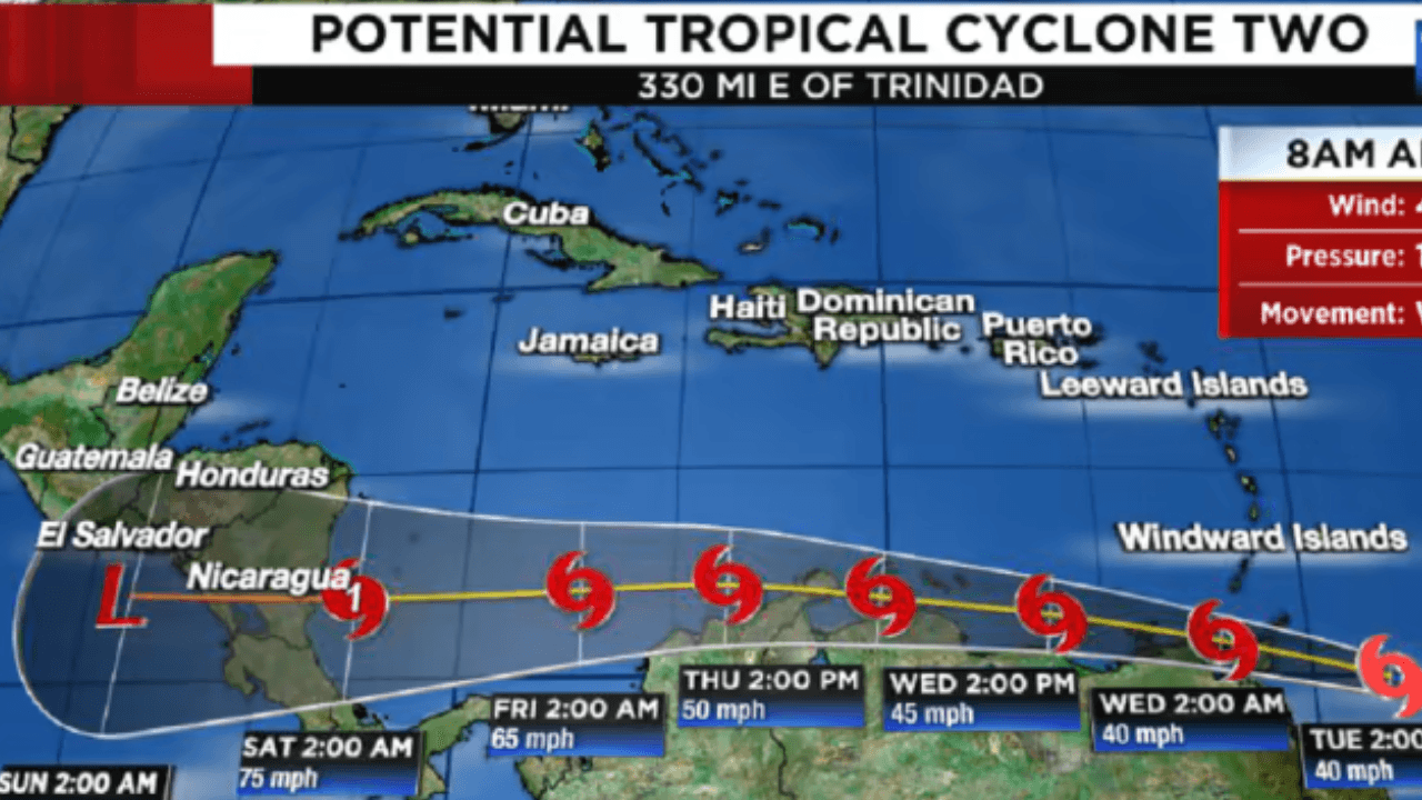 Imagen Principal de Nota: ¿Cómo afectará la tormenta Bonnie a Honduras? sigue su trayectoria