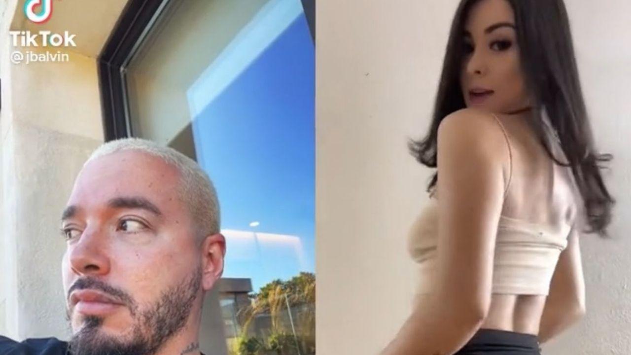 Imagen Principal de Nota: J Balvin sorprende al publicar baile de Ónice Flores en TikTok