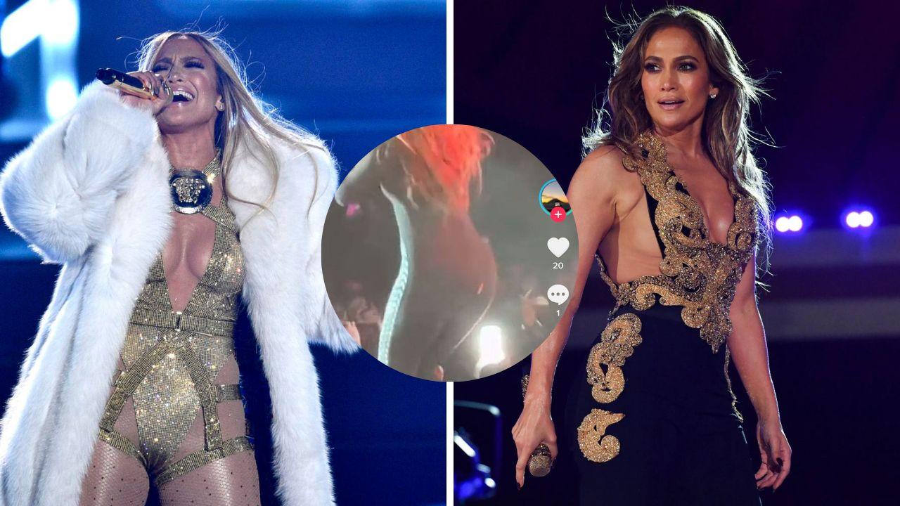 Imagen Principal de Nota: ¡Se le vio 'to'! En pleno show se rompió el traje de Jennifer López y no se dio cuenta