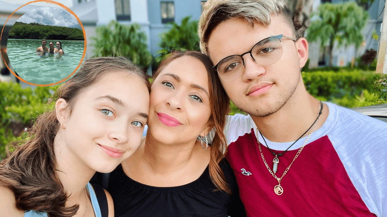 Imagen Principal de Nota: Neida Sandoval y sus hijos disfrutan de las bellas playas de Roatán, Islas de la Bahía