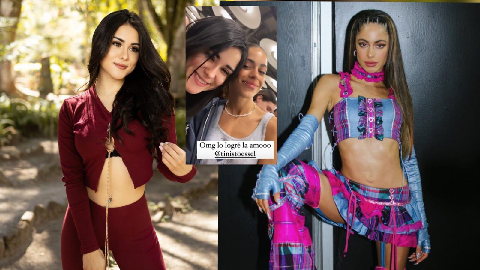 Imagen Principal de Nota: Ónice Flores cumple su sueño de conocer a la cantante Tini Stoessel, así reaccionó la argentina