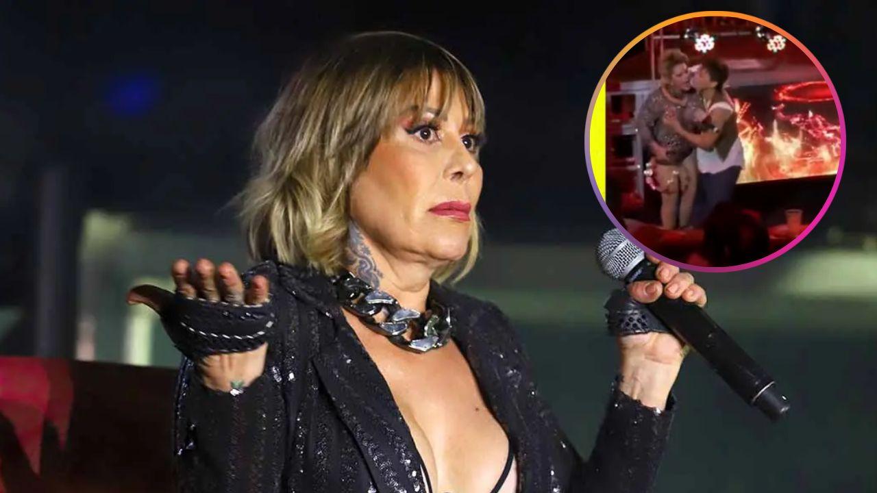 Imagen Principal de Nota: Alejandra Guzmán reacciona molesta con fanática que la tocó inapropiadamente durante concierto