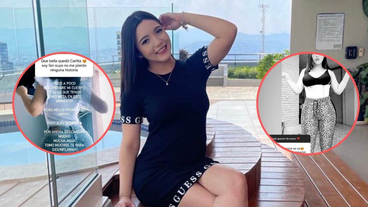 Imagen Principal de Nota: Carla Cubas presume sus curvas tras el nacimiento de su hija Isabella