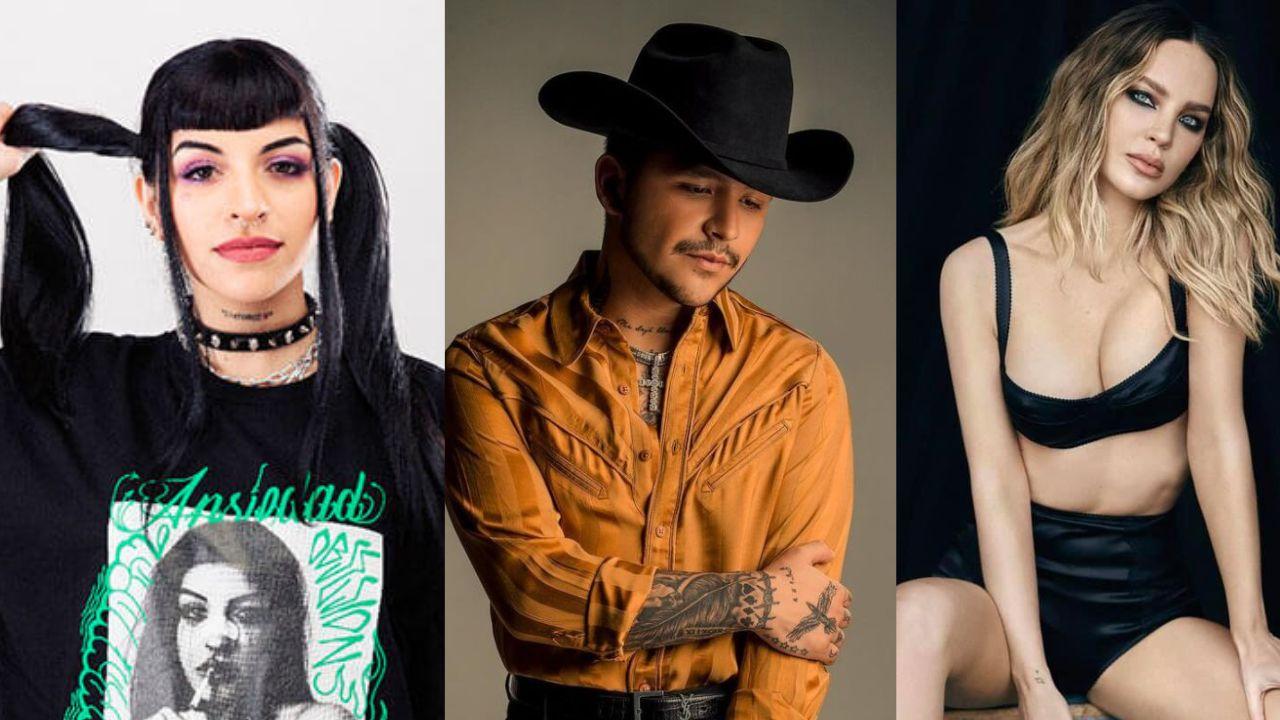 Imagen Principal de Nota: Christian Nodal en polémica tras dedicarle a Cazzu la misma canción que a Belinda