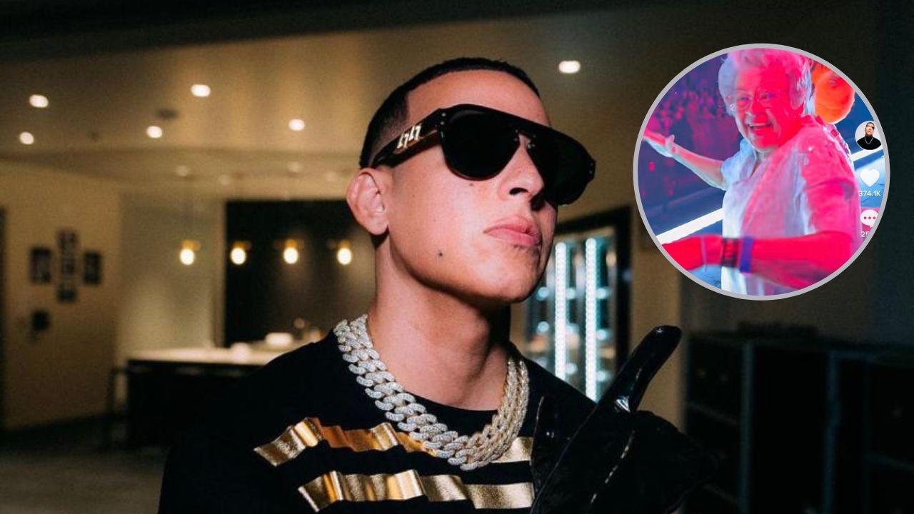 Imagen de Abuelita se sube a bailar reguetón con Daddy Yankee y provoca revuelo en redes sociales