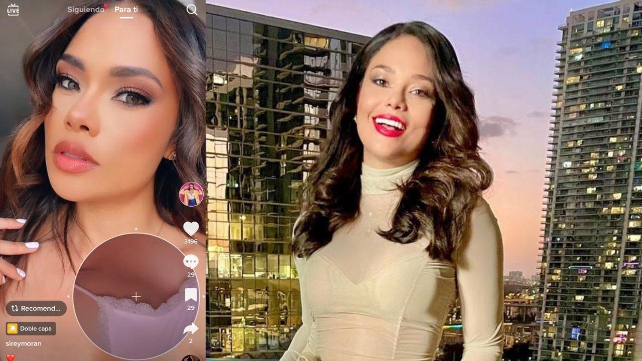 Imagen de ¿Quién es? Sirey Morán se une a un atrevido reto en TikTok y reveló el rostro de su novio