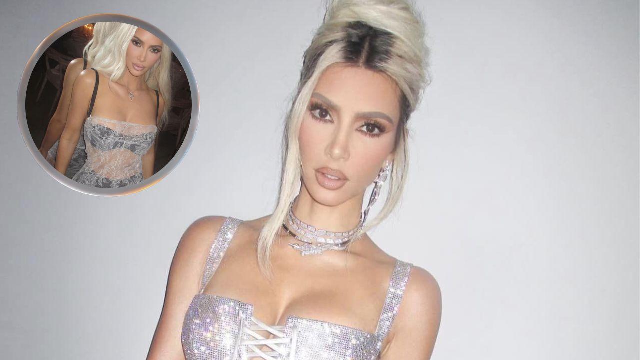 Imagen de ¡En transparencia! Kim Kardashian celebró sus 42 años luciendo tremenda figura
